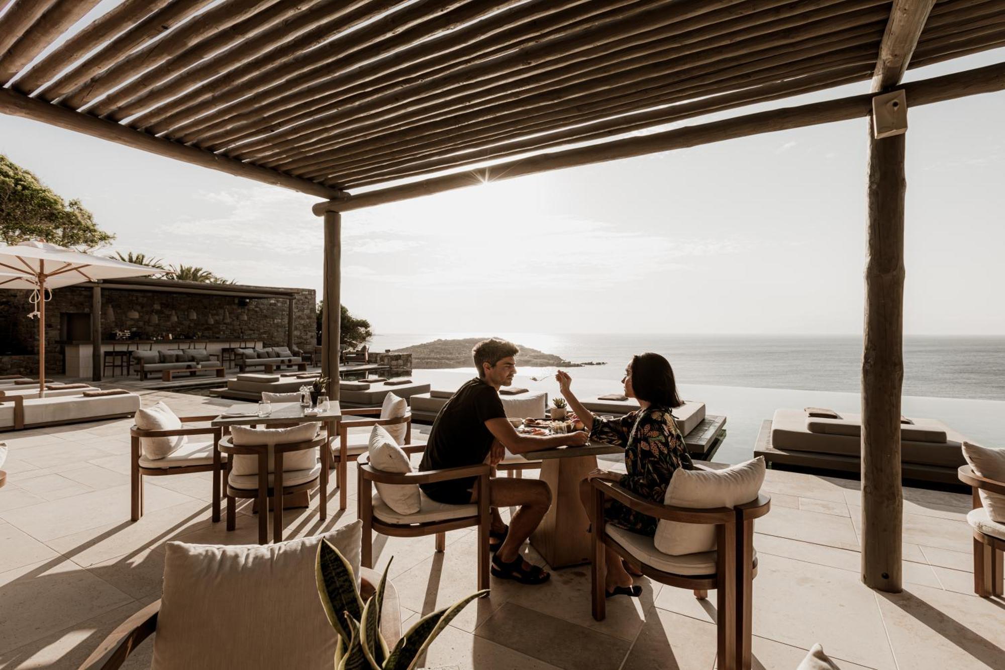 Enigma Mykonos Hideaway Suites أورنوس المظهر الخارجي الصورة
