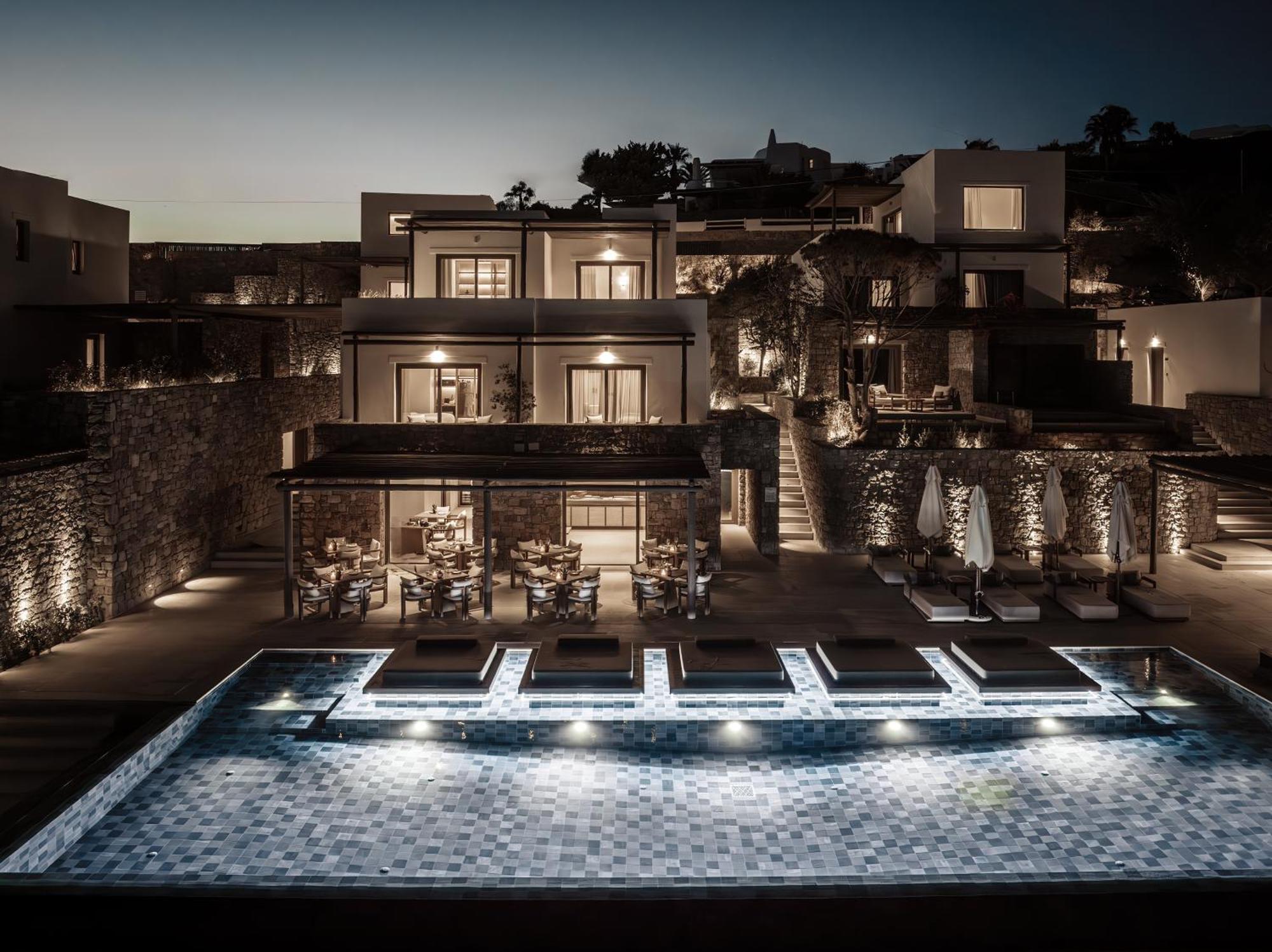 Enigma Mykonos Hideaway Suites أورنوس المظهر الخارجي الصورة