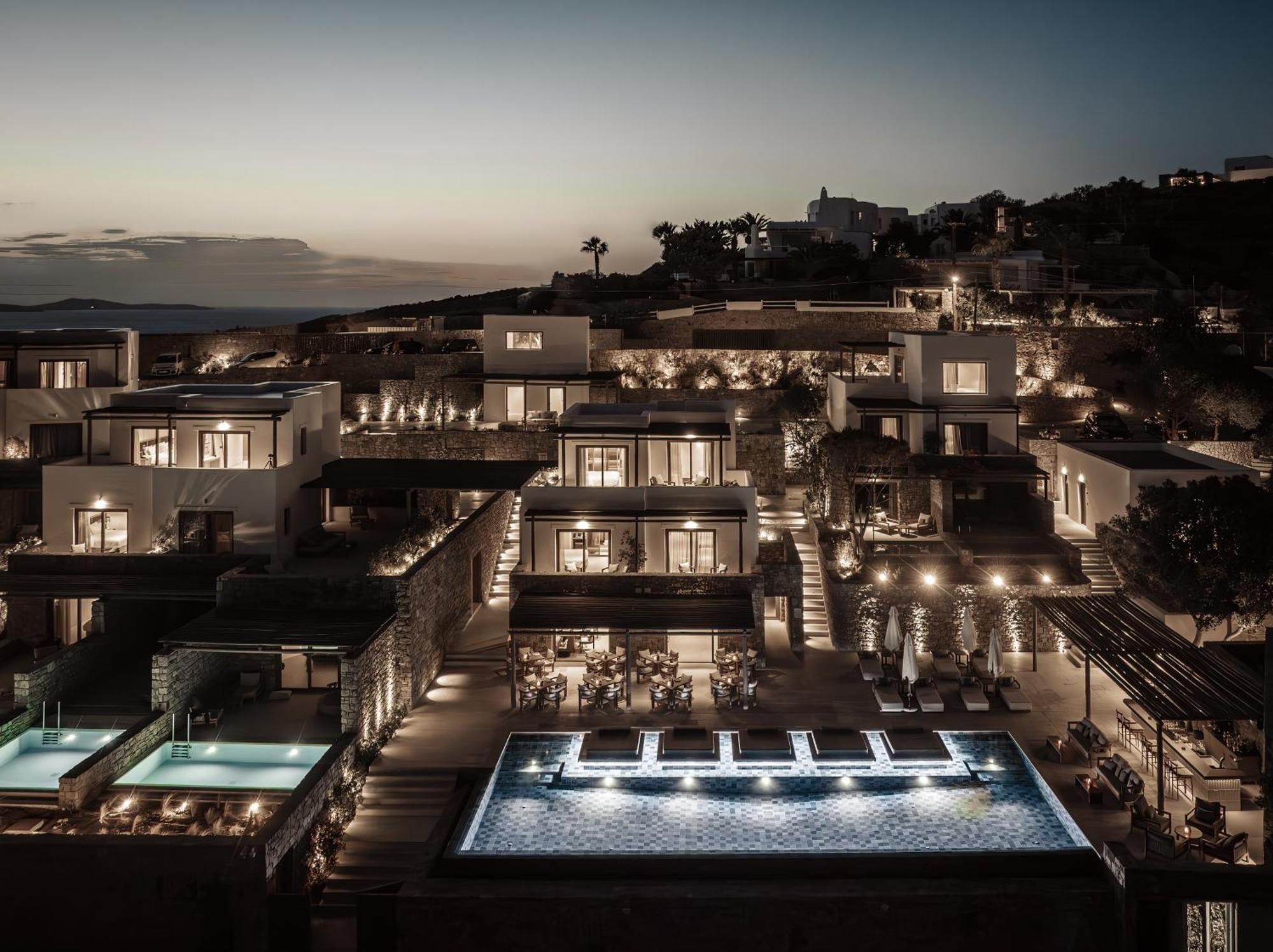 Enigma Mykonos Hideaway Suites أورنوس المظهر الخارجي الصورة