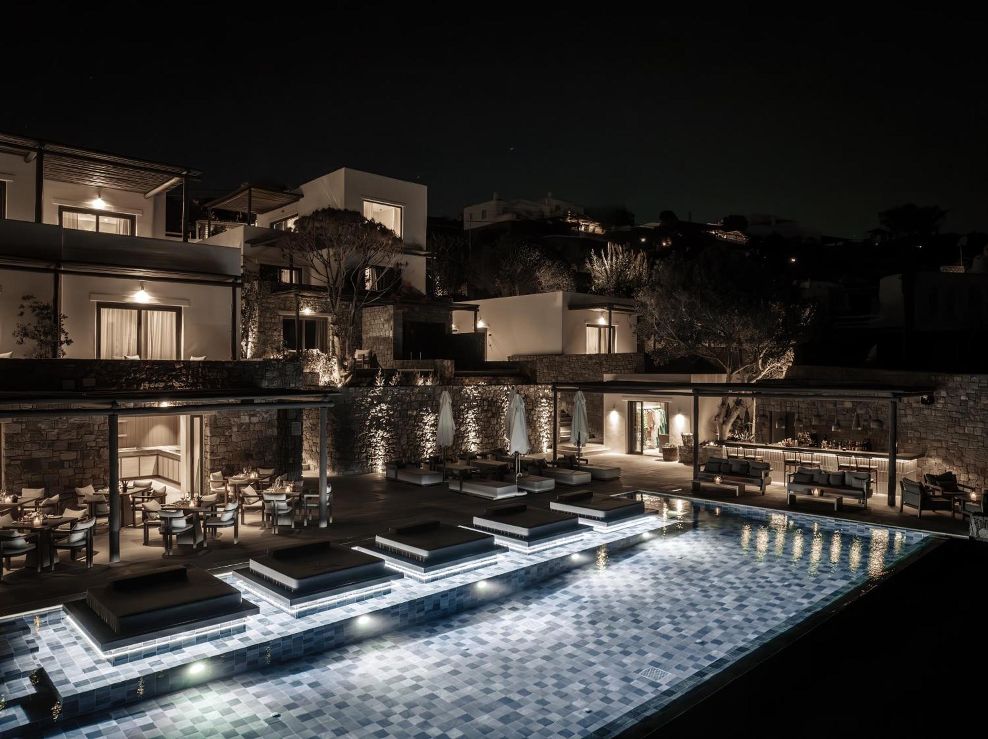 Enigma Mykonos Hideaway Suites أورنوس المظهر الخارجي الصورة