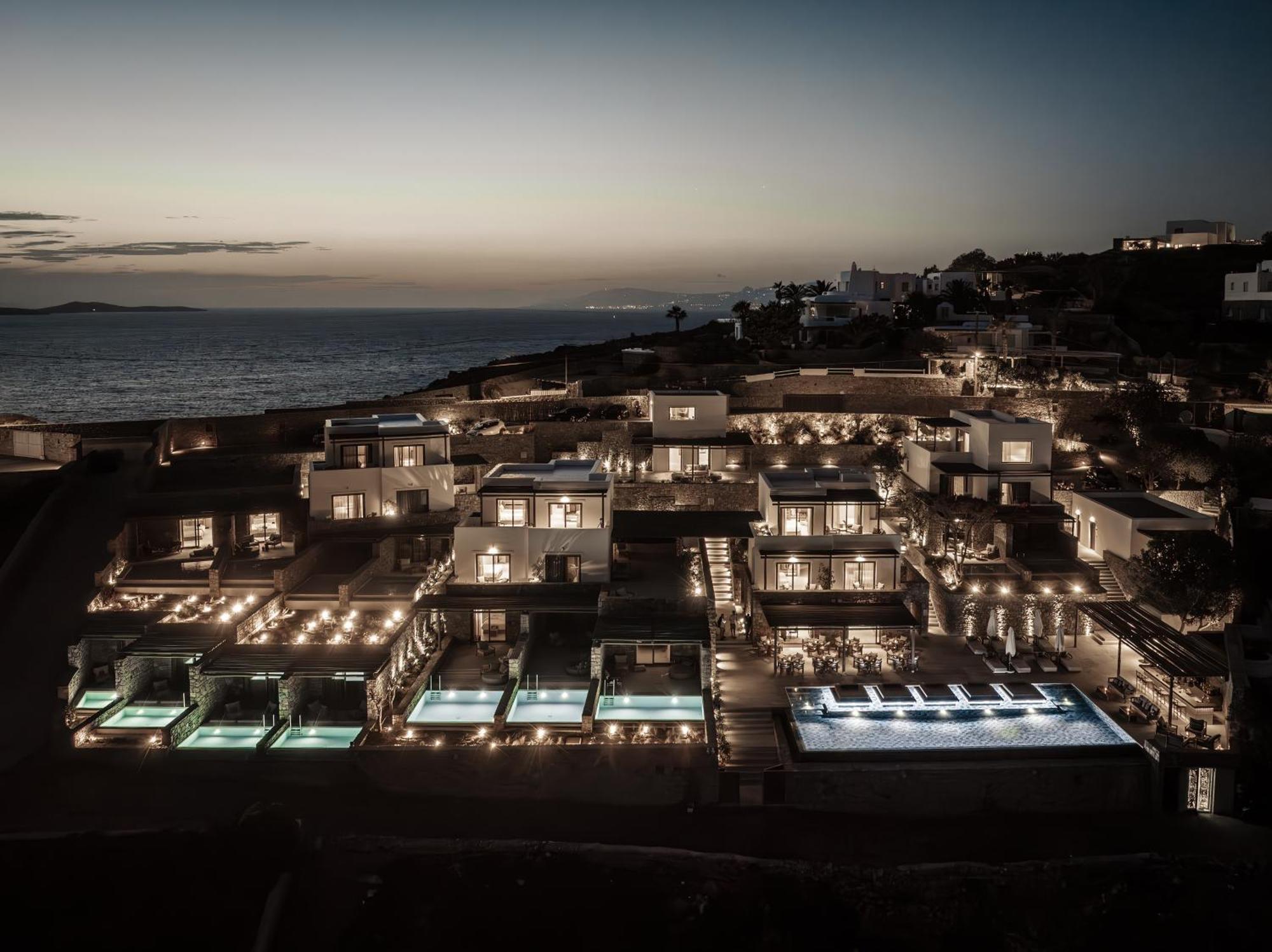 Enigma Mykonos Hideaway Suites أورنوس المظهر الخارجي الصورة