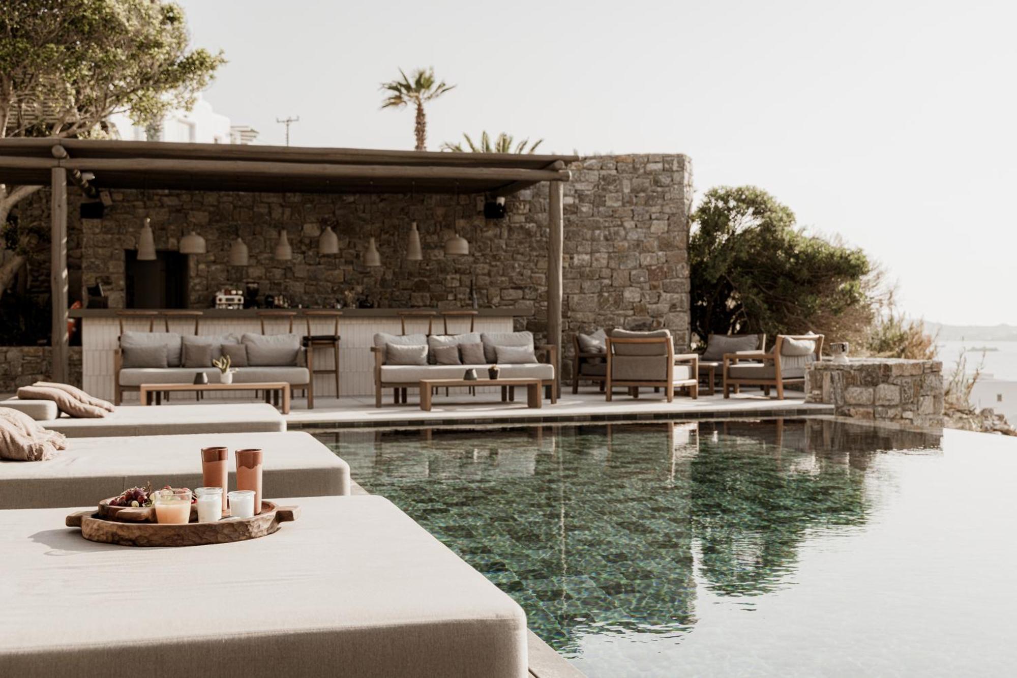 Enigma Mykonos Hideaway Suites أورنوس المظهر الخارجي الصورة