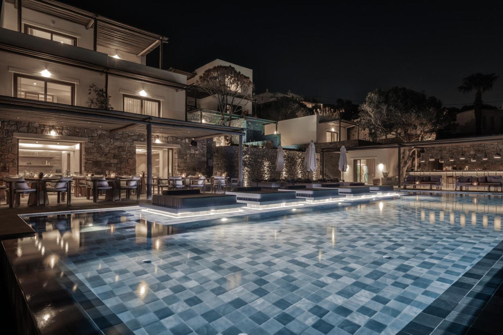 Enigma Mykonos Hideaway Suites أورنوس المظهر الخارجي الصورة